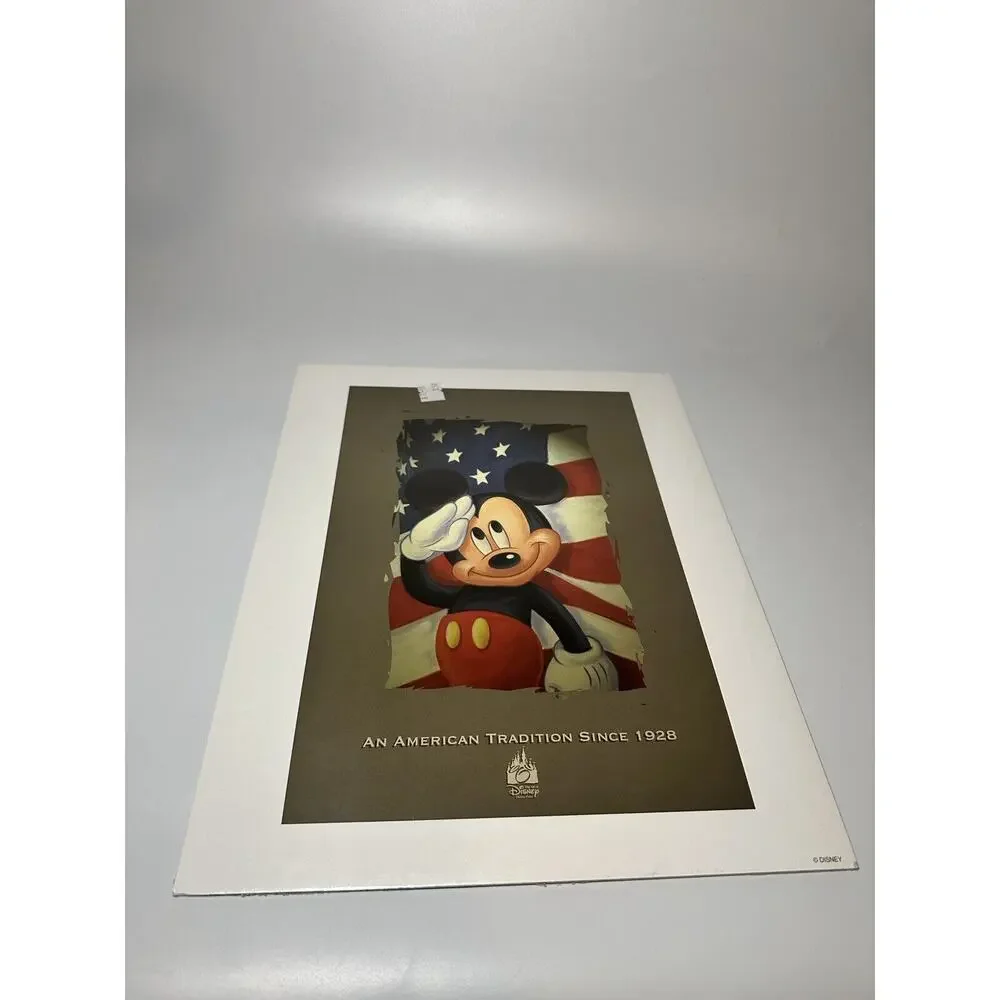 Mickey An American Tradition Salutes America Red, White, & Blue 8x10 Print